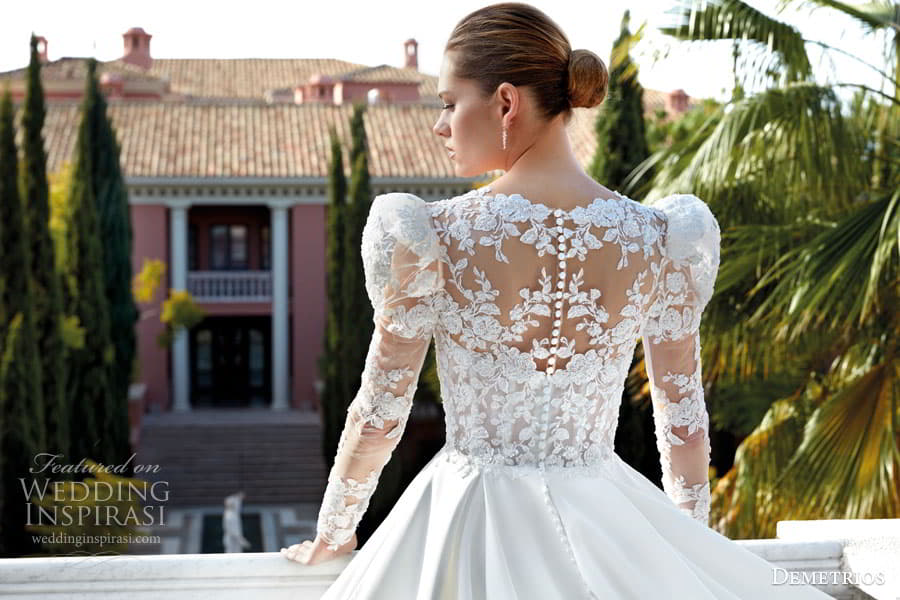 demetrios 2023 bridal long puff sleeve sleeveless strapless sweetheart neckline romantic lace a line ball gown wedding dress chapel train 1188 3 demetrios 2023 bridal long puff sleeve sleeveless strapless sweetheart neckline romantic lace a line ball gown wedding dress chapel train 1188 3