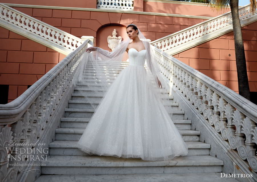 demetrios 2023 bridal long sleeve sleeveless strapless sweetheart neckline romantic lace a line ball gown wedding dress chapel train 1194 5 demetrios 2023 bridal long sleeve sleeveless strapless sweetheart neckline romantic lace a line ball gown wedding dress chapel train 1194 5
