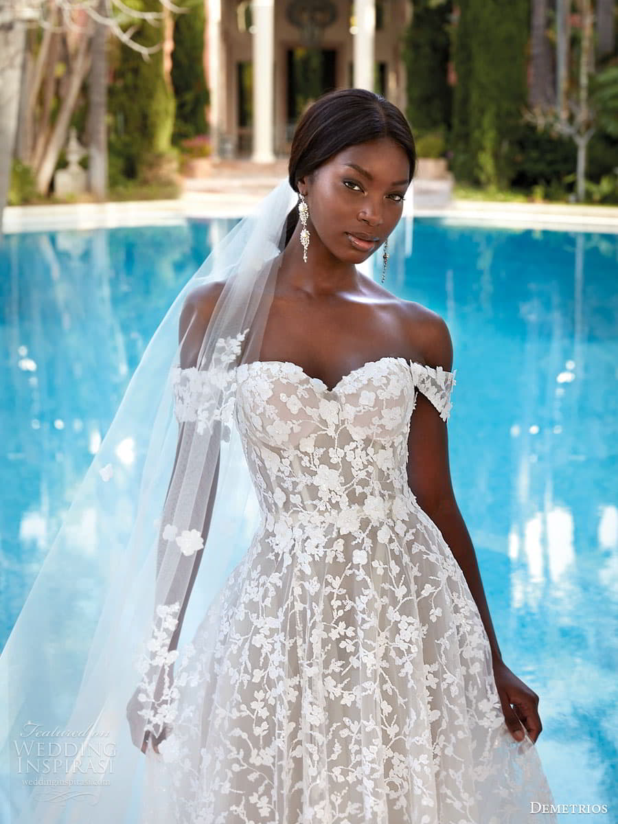 demetrios 2023 bridal long sleeve sleeveless strapless sweetheart neckline romantic lace a line ball gown wedding dress chapel train 1205 4 demetrios 2023 bridal long sleeve sleeveless strapless sweetheart neckline romantic lace a line ball gown wedding dress chapel train 1205 4