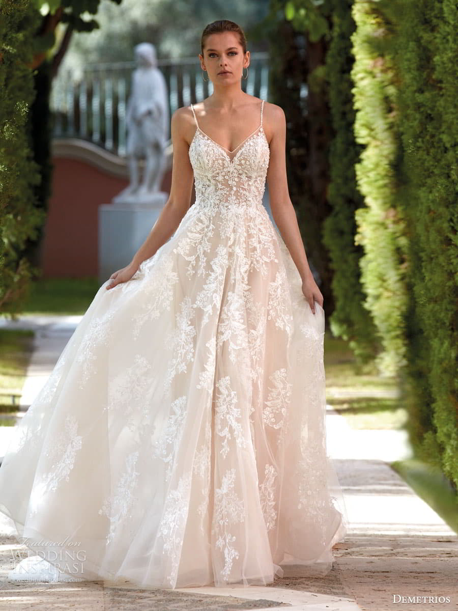 demetrios 2023 bridal long sleeve sleeveless strapless sweetheart neckline romantic lace a line ball gown wedding dress chapel train 1212 3 demetrios 2023 bridal long sleeve sleeveless strapless sweetheart neckline romantic lace a line ball gown wedding dress chapel train 1212 3