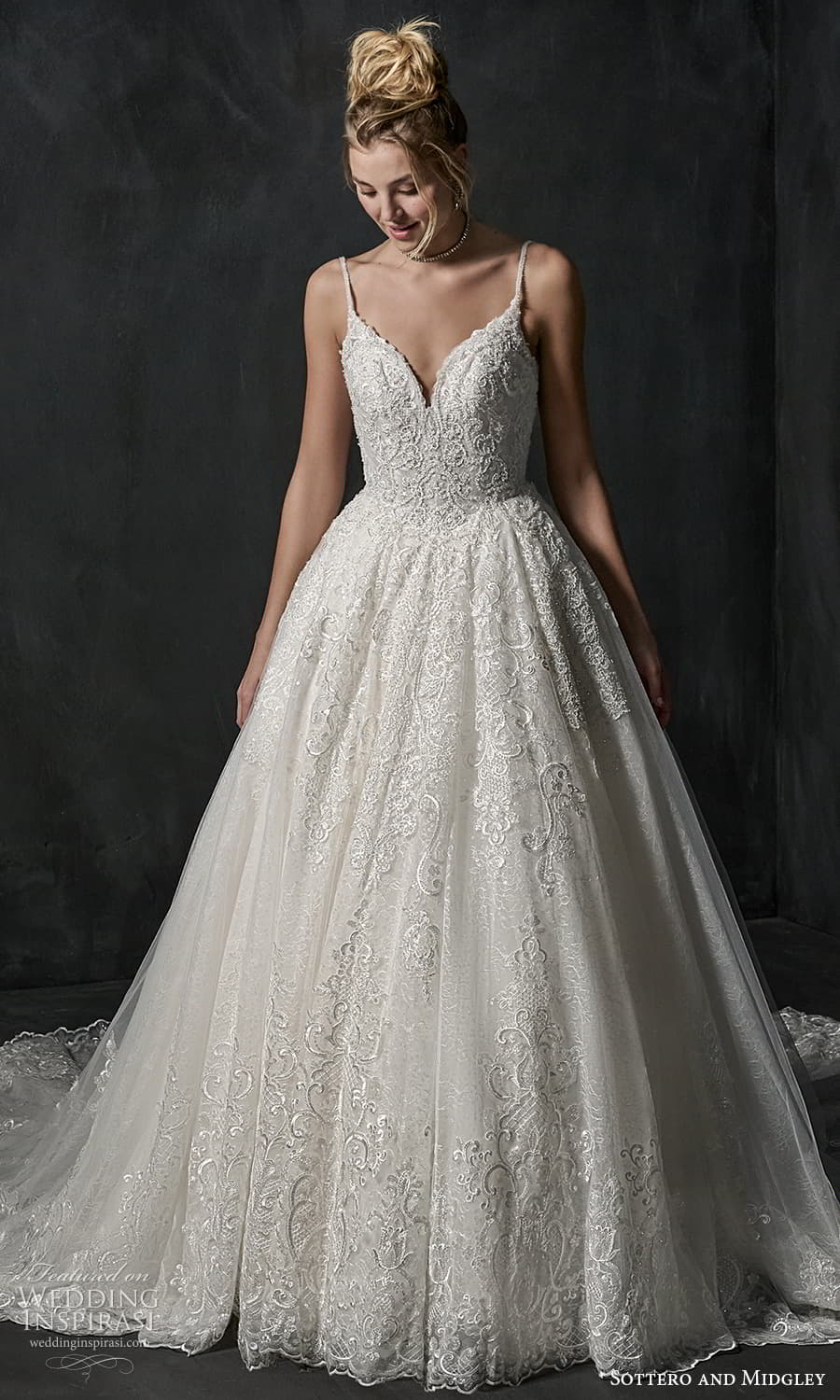 sottero midgley fall 2022 bridal sleeveless strap sweetheart neckline fully embellished a line ball gown wedding dress chapel train (2) mv sottero midgley fall 2022 bridal sleeveless strap sweetheart neckline fully embellished a line ball gown wedding dress chapel train (2) mv