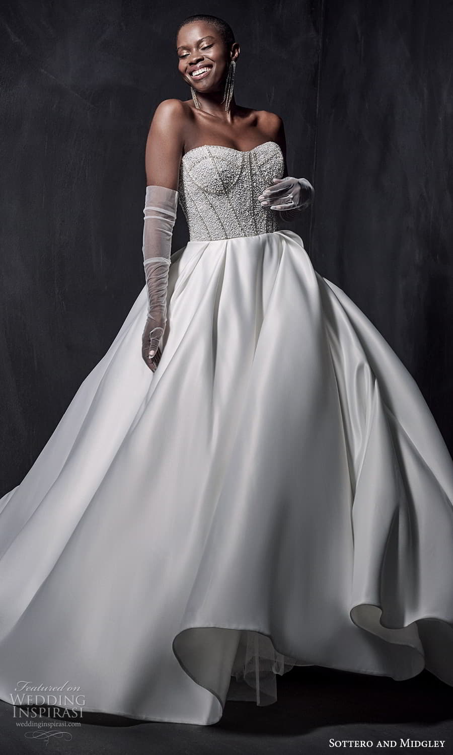 sottero midgley fall 2022 bridal strapless sweetheart neckline heavily embellished corset bodice clean skirt a line ball gown wedding dress chapel train (5) mv sottero midgley fall 2022 bridal strapless sweetheart neckline heavily embellished corset bodice clean skirt a line ball gown wedding dress chapel train (5) mv