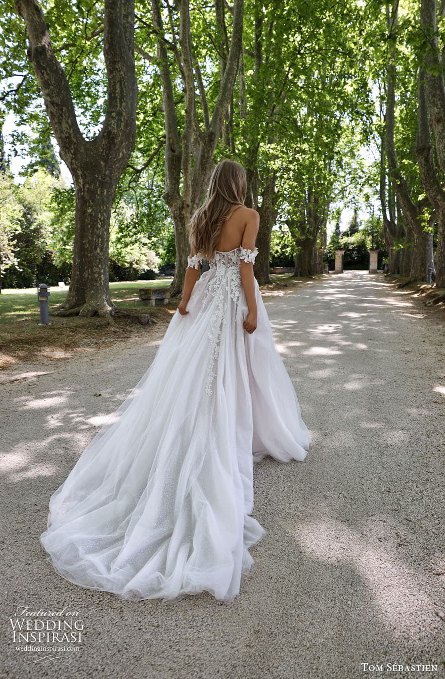 tom sebastien spring 2023 bridal long puff sleeve strapless sweetheart lace fit flare sheath mermaid wedding dress chapel train euphoria 1 tom sebastien spring 2023 bridal long puff sleeve strapless sweetheart lace fit flare sheath mermaid wedding dress chapel train euphoria 1