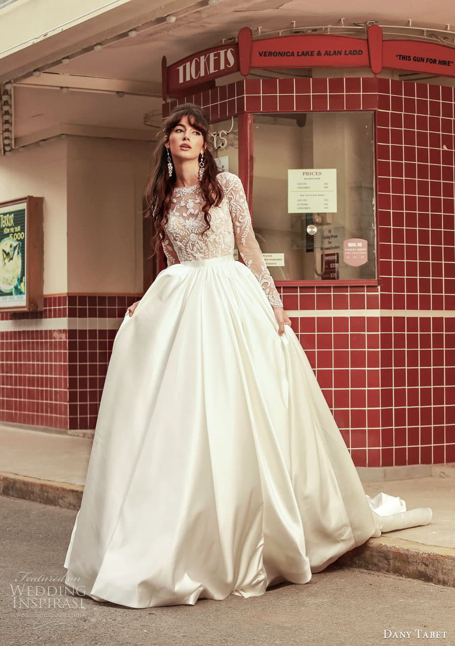 dany tabet 2022 bridal strap sleeveless strapless sweetheart straight across v neckline romantic minimalist a line ball gown wedding dress chapel train audrey front dany tabet 2022 bridal strap sleeveless strapless sweetheart straight across v neckline romantic minimalist a line ball gown wedding dress chapel train audrey front