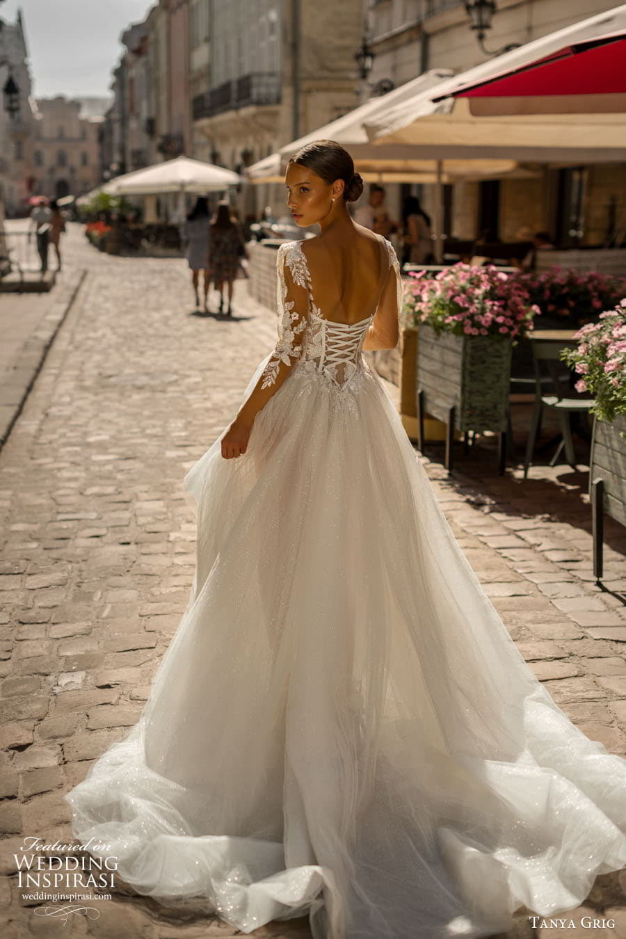 tanya grig 2023 bridal illusion long sleeve sweetheart v neckline a line ball gown sheath wedding dress chapel train holly 5 tanya grig 2023 bridal illusion long sleeve sweetheart v neckline a line ball gown sheath wedding dress chapel train holly 5