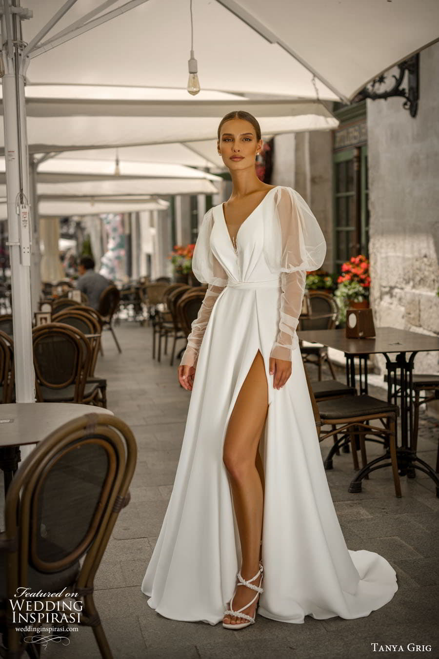 tanya grig 2023 bridal illusion long sleeve sweetheart v neckline a line ball gown sheath wedding dress chapel train nicole 1 tanya grig 2023 bridal illusion long sleeve sweetheart v neckline a line ball gown sheath wedding dress chapel train nicole 1