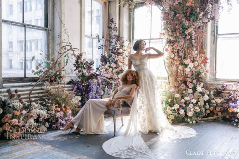 Claire Pettibone Couture Wedding Dresses — “Adorned” Bridal Collection ...