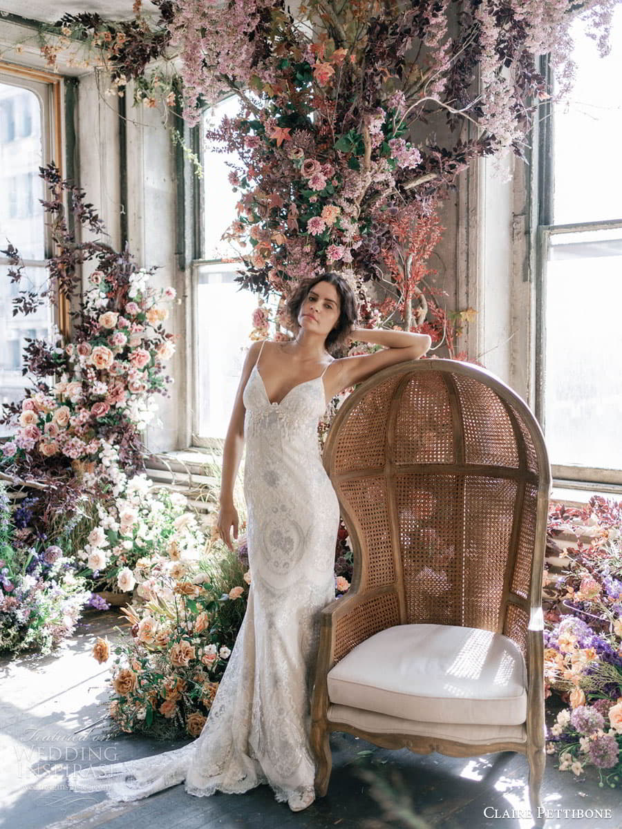 claire pettibone 2023 couture bridal sleeveless puff sleeve v sweetheart neckline a line ball gown wedding dress chapel train 026 briolette