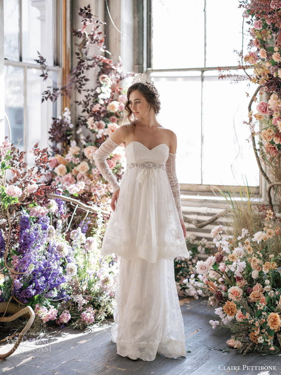 claire pettibone 2023 couture bridal sleeveless puff sleeve v sweetheart neckline a line ball gown wedding dress chapel train 041 sevigne claire pettibone 2023 couture bridal sleeveless puff sleeve v sweetheart neckline a line ball gown wedding dress chapel train 041 sevigne