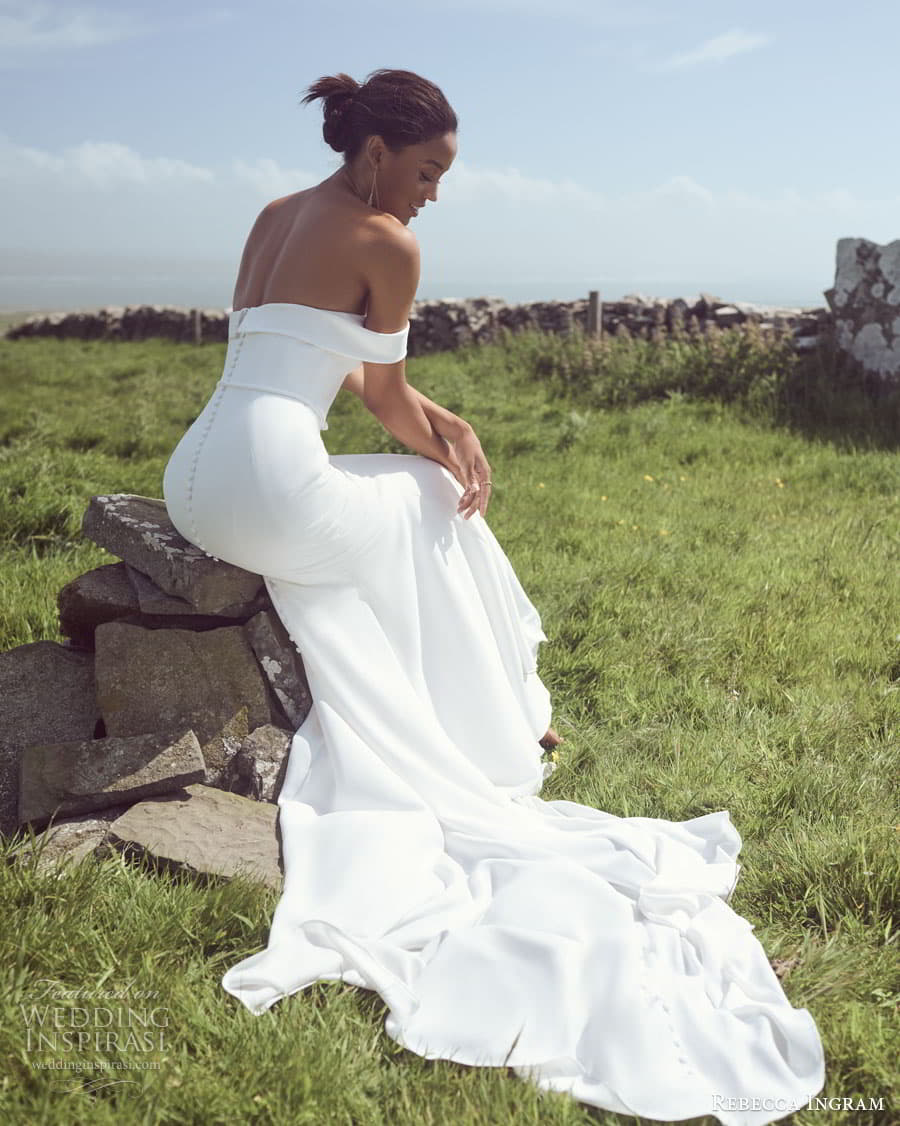 rebecca ingram spring 2023 bridal moriah sheath wedding dress chapel train bv rebecca ingram spring 2023 bridal moriah sheath wedding dress chapel train bv