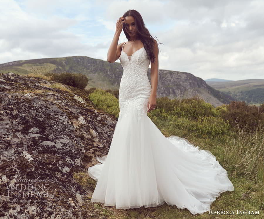 rebecca ingram spring 2023 bridal sleeveless beatrice fit and flare wedding dress chapel train mv rebecca ingram spring 2023 bridal sleeveless beatrice fit and flare wedding dress chapel train mv
