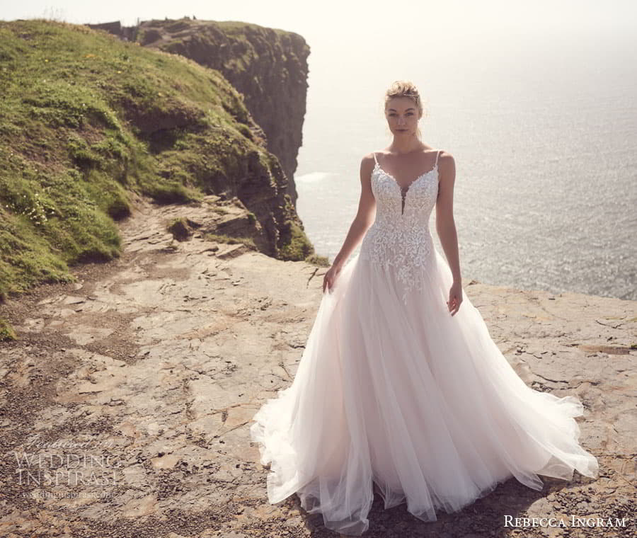 rebecca ingram spring 2023 bridal sleeveless cassidy a line wedding dress chapel train mv (2) rebecca ingram spring 2023 bridal sleeveless cassidy a line wedding dress chapel train mv (2)