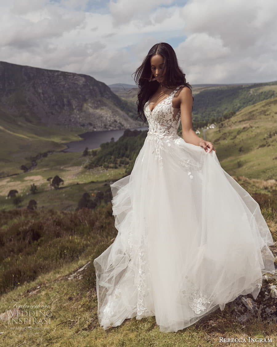 rebecca ingram spring 2023 bridal sleeveless sweetheart neckline matilda a line wedding dress chapel train mv (1) rebecca ingram spring 2023 bridal sleeveless sweetheart neckline matilda a line wedding dress chapel train mv (1)