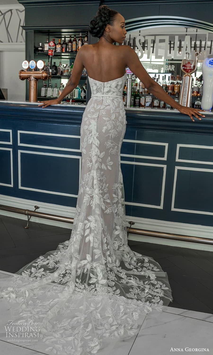 anna georgina 2023 bridal sleeveless strap square neckline fully embellished sheath wedding dress chapel train (3) bv