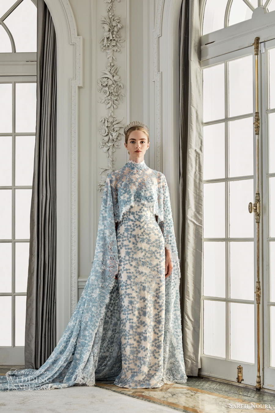 sareh nouri fall 2023 bridal sleeveless off shoulder strap sweetheart straight neckline fit flare a line ball gown wedding dress chapel train forza d'agro sareh nouri fall 2023 bridal sleeveless off shoulder strap sweetheart straight neckline fit flare a line ball gown wedding dress chapel train forza d'agro