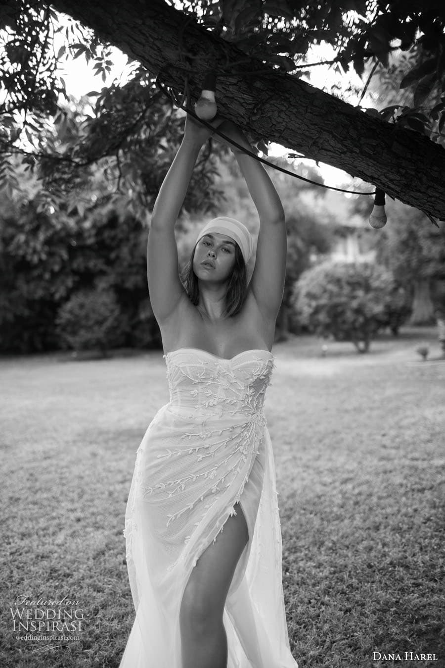 dana harel fall 2023 bridal strapless sweetheart neckline embellished bodice a line fit flare wedding dress chapel train (13),mv dana harel fall 2023 bridal strapless sweetheart neckline embellished bodice a line fit flare wedding dress chapel train (13),mv