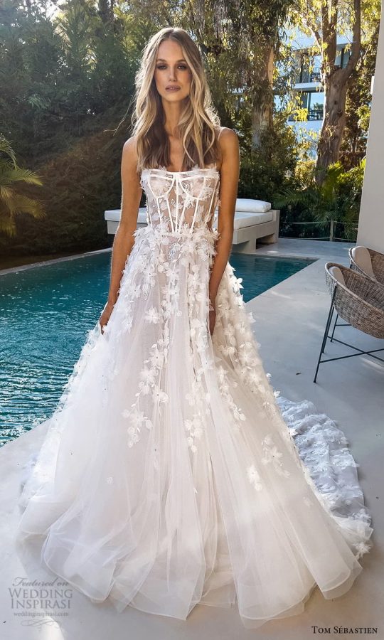 Tom Sébastien Fall 2023 Wedding Dresses — “Unique” Bridal Collection ...