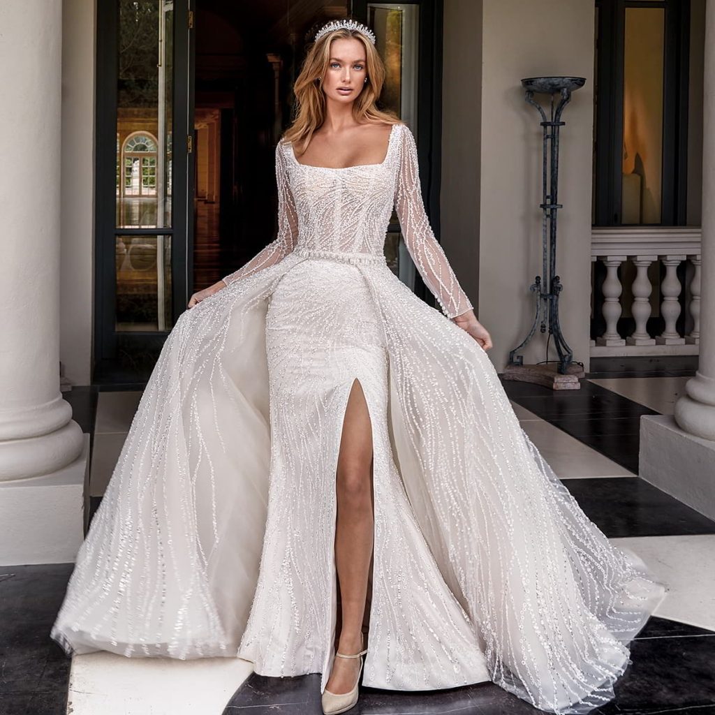 demetrios 2023 platinum bridal collection featured on wedding inspirasi thumbnail
