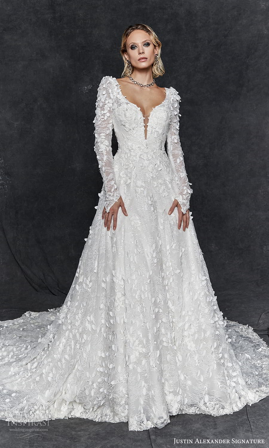 Justin Alexander Signature Fall 2023 Wedding Dresses — “Garden of Justin Alexander Signature Fall 2023 Wedding Dresses — “Garden of