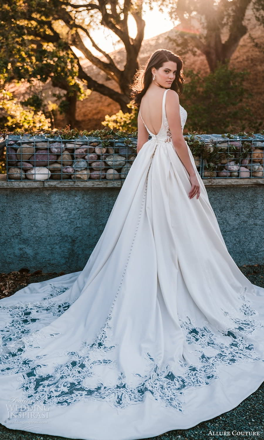 allure couture spring 2023 bridal sleeveless strap v neckline embellished bodice a line ball gown wedding dress chapel train (9) bv allure couture spring 2023 bridal sleeveless strap v neckline embellished bodice a line ball gown wedding dress chapel train (9) bv