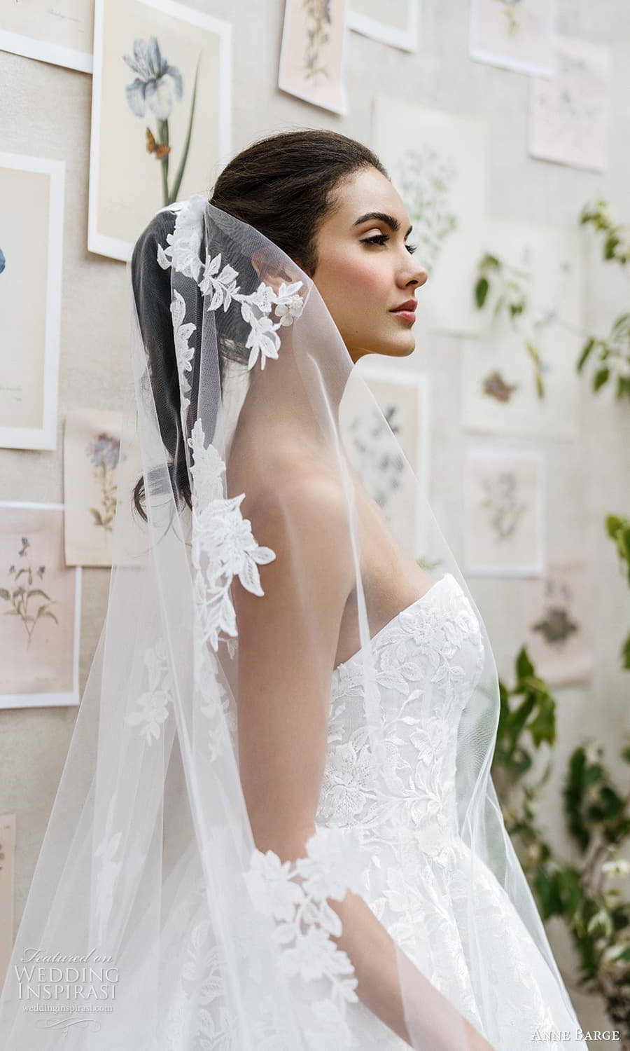 anne barge spring 2024 bridal strapless split straight across neckline embellished a line ball gown wedding dress chapel train veil (5) zv anne barge spring 2024 bridal strapless split straight across neckline embellished a line ball gown wedding dress chapel train veil (5) zv