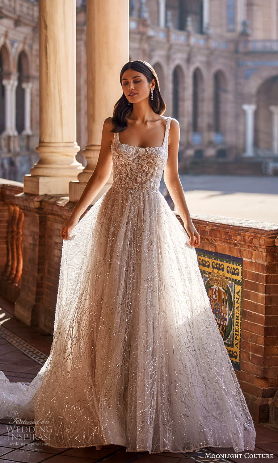 moonlight couture fall 2023 bridal sleeveless straps square neckline fully embellished a line ball gown wedding dress chapel train (1) mv moonlight couture fall 2023 bridal sleeveless straps square neckline fully embellished a line ball gown wedding dress chapel train (1) mv