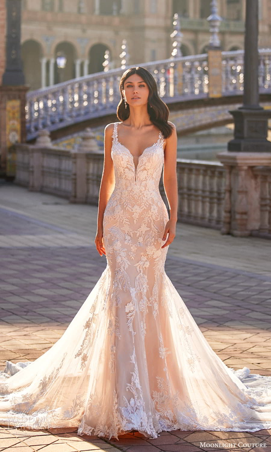 moonlight couture fall 2023 bridal sleeveless straps sweetheart neckline fully embellished lace sheath wedding dress chapel train (9) mv moonlight couture fall 2023 bridal sleeveless straps sweetheart neckline fully embellished lace sheath wedding dress chapel train (9) mv
