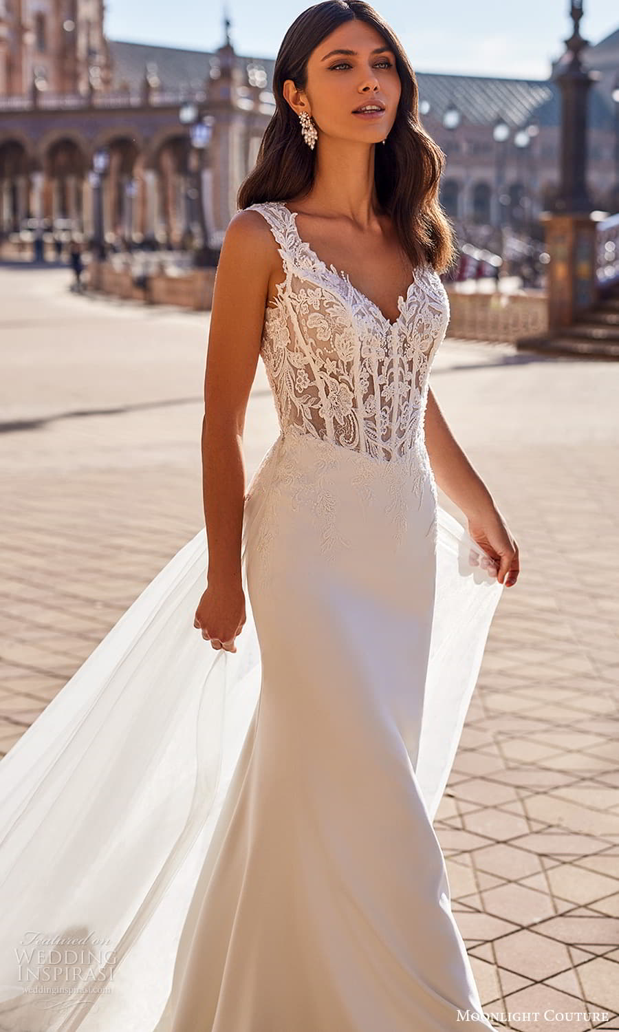 moonlight couture fall 2023 bridal sleeveless thick straps sweetheart v neckline embelilshed bodice clean skirt sheath wedding dress chapel train (4) zv moonlight couture fall 2023 bridal sleeveless thick straps sweetheart v neckline embelilshed bodice clean skirt sheath wedding dress chapel train (4) zv