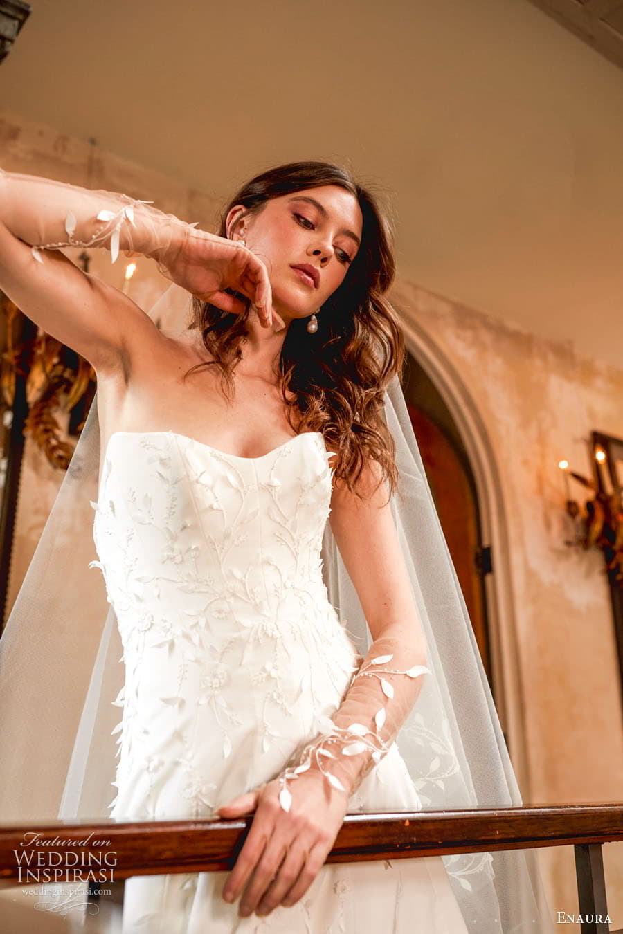 enaura spring 2024 bridal sleeveless strapless sweetheart neckline embellisged sheath a line ball gown wedding dress chapel train sabrina gown(2) (1) enaura spring 2024 bridal sleeveless strapless sweetheart neckline embellisged sheath a line ball gown wedding dress chapel train sabrina gown(2) (1)