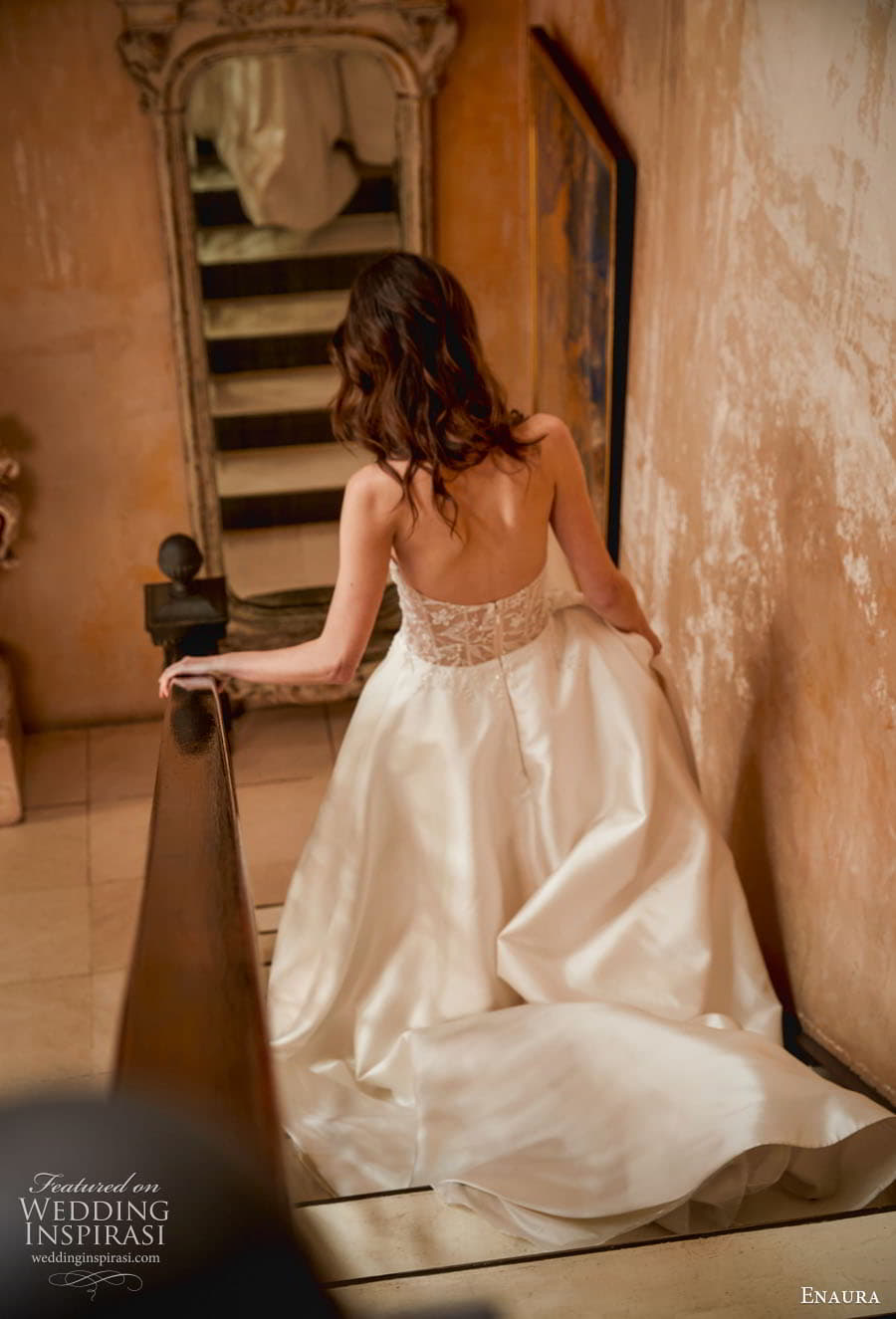 enaura spring 2024 bridal sleeveless strapless sweetheart neckline embellisged sheath a line ball gown wedding dress chapel train sancerre gown(3) enaura spring 2024 bridal sleeveless strapless sweetheart neckline embellisged sheath a line ball gown wedding dress chapel train sancerre gown(3)