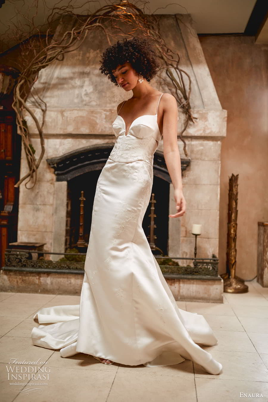 enaura spring 2024 bridal sleeveless strapless sweetheart neckline embellisged sheath a line ball gown wedding dress chapel train valerie enaura spring 2024 bridal sleeveless strapless sweetheart neckline embellisged sheath a line ball gown wedding dress chapel train valerie