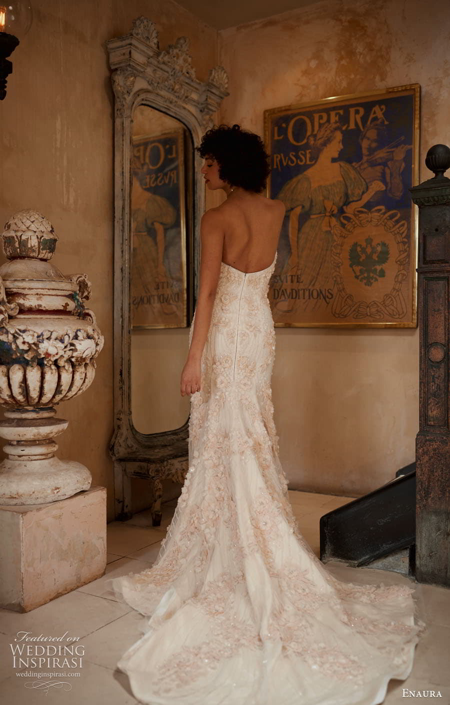 enaura spring 2024 bridal sleeveless strapless sweetheart neckline embellisged sheath a line ball gown wedding dress chapel train veronica (1) enaura spring 2024 bridal sleeveless strapless sweetheart neckline embellisged sheath a line ball gown wedding dress chapel train veronica (1)