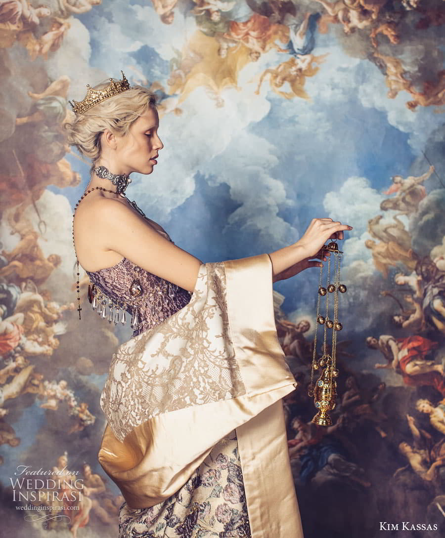 kim kassas spring 2024 bridal strapless sweetheart corset bodice mermaid sheath a line ball gown wedding dress chapel train crown jewels Chandelier 2 kim kassas spring 2024 bridal strapless sweetheart corset bodice mermaid sheath a line ball gown wedding dress chapel train crown jewels Chandelier 2