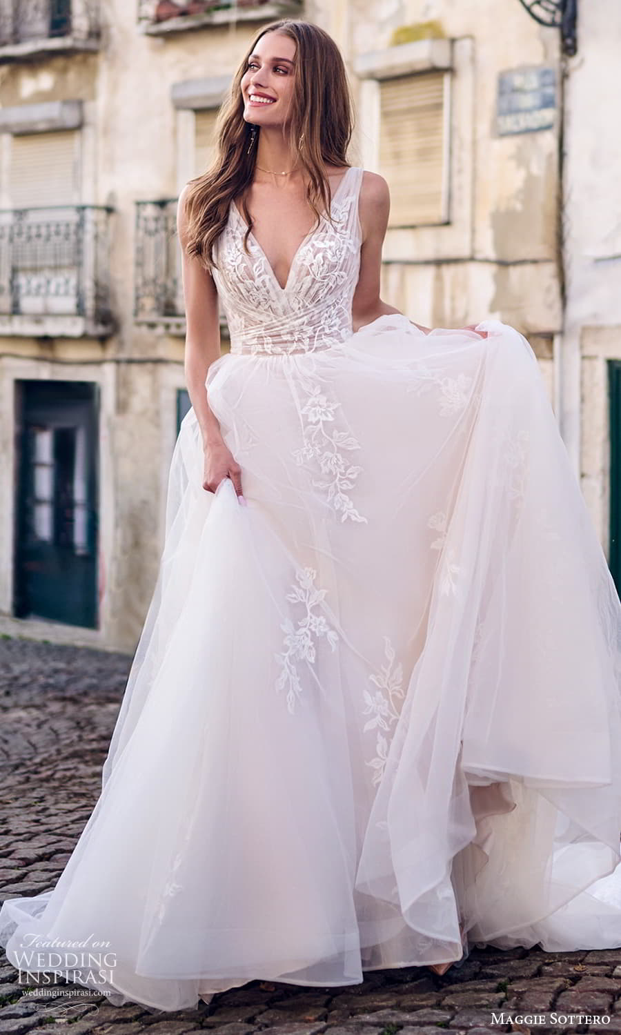 maggie sottero fall 2023 bridal sleeveless straps v neckline pleated bodice a line ball gown wedding dress chapel train (13) mv maggie sottero fall 2023 bridal sleeveless straps v neckline pleated bodice a line ball gown wedding dress chapel train (13) mv
