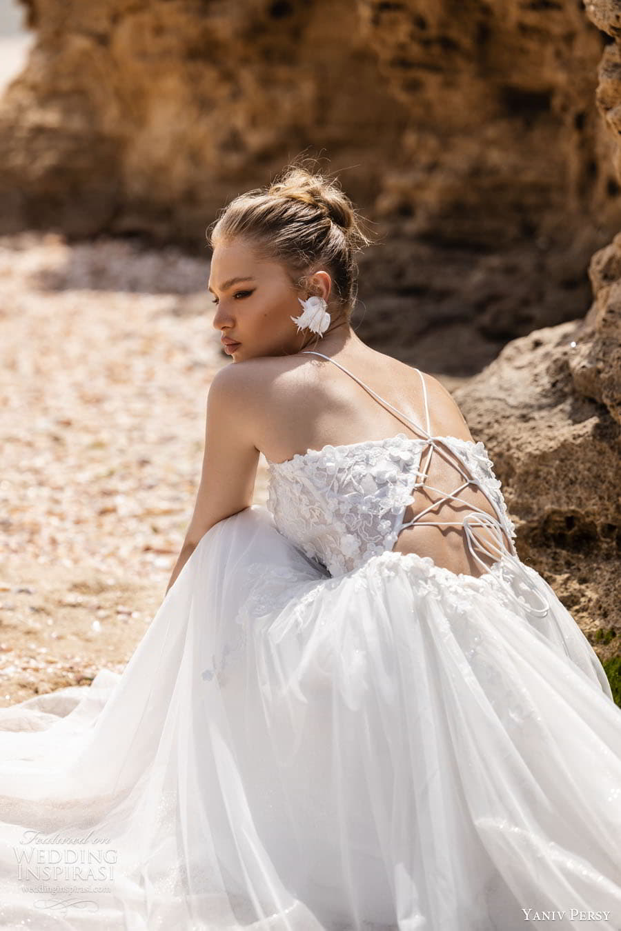 yaniv persy 2024 destinations bridal detached puff sleeves sleeveless straps plunging v semi sweetheart neckline fully embellished lace a line ballgown wedding dress chapel train chelsea yaniv persy 2024 destinations bridal detached puff sleeves sleeveless straps plunging v semi sweetheart neckline fully embellished lace a line ballgown wedding dress chapel train chelsea