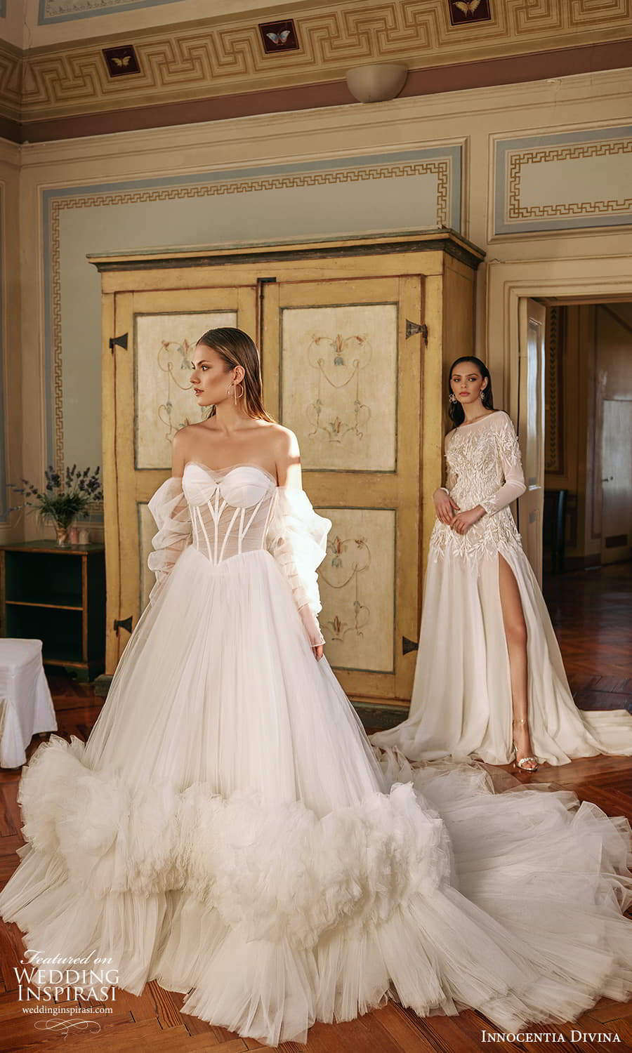 innocentia divina 2024 bridal detached long puff sleeve strapless sweetheart neckline a line ball gown wedding dress chapel train (12) mv innocentia divina 2024 bridal detached long puff sleeve strapless sweetheart neckline a line ball gown wedding dress chapel train (12) mv