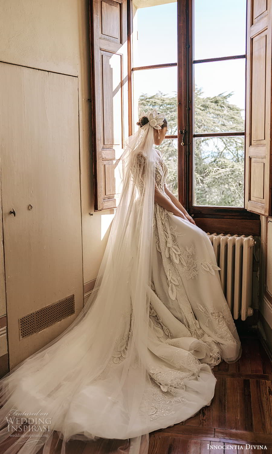 innocentia divina 2024 bridal sheer long sleeve illusion jewel neck crumbcatcher neckline fully embellished a line ball gown wedding dress chapel train (4) bv innocentia divina 2024 bridal sheer long sleeve illusion jewel neck crumbcatcher neckline fully embellished a line ball gown wedding dress chapel train (4) bv