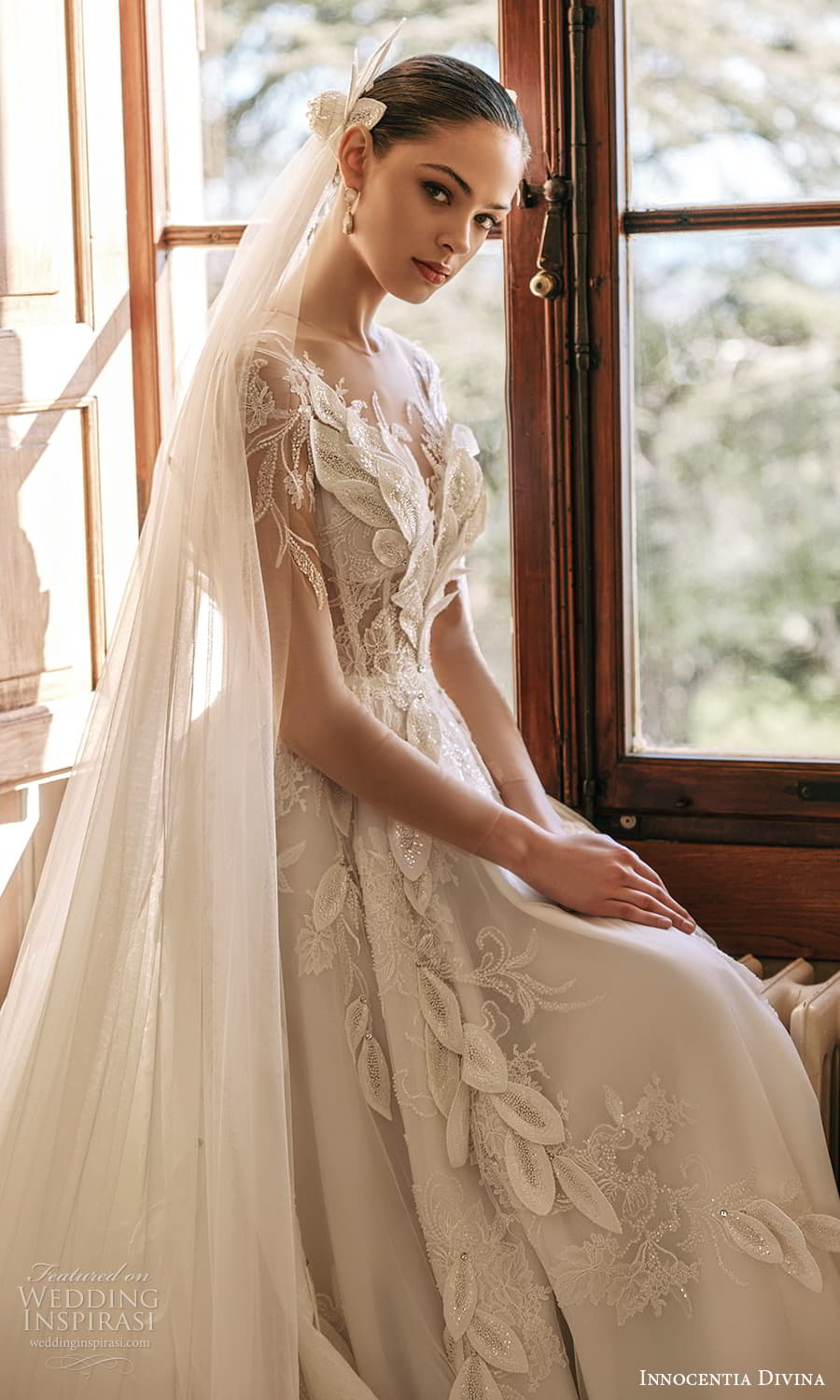 innocentia divina 2024 bridal sheer long sleeve illusion jewel neck crumbcatcher neckline fully embellished a line ball gown wedding dress chapel train (4) zv innocentia divina 2024 bridal sheer long sleeve illusion jewel neck crumbcatcher neckline fully embellished a line ball gown wedding dress chapel train (4) zv