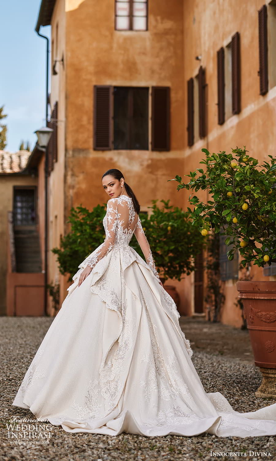 innocentia divina 2024 bridal sheer long sleeve sheer v neck sweetheart neckline embellished bodice a line ball gown wedding dress chapel train (8) bv innocentia divina 2024 bridal sheer long sleeve sheer v neck sweetheart neckline embellished bodice a line ball gown wedding dress chapel train (8) bv