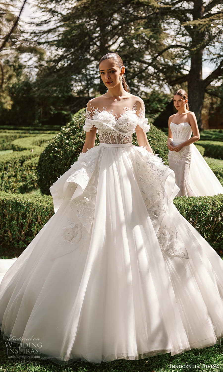 innocentia divina 2024 bridal short ruffle sleeve crumbcatcher sweetheart neckline embellished corset bodice peplum skirt a line ball gown wedding dress chapel train (7) mv innocentia divina 2024 bridal short ruffle sleeve crumbcatcher sweetheart neckline embellished corset bodice peplum skirt a line ball gown wedding dress chapel train (7) mv