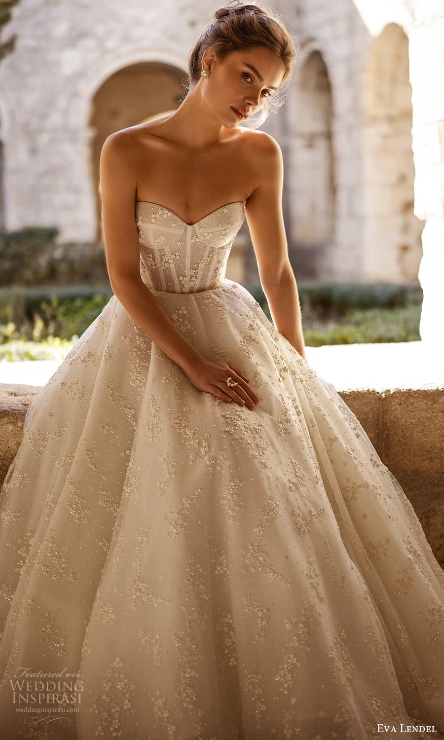 eva lendel 2024 bridal strapless sweetheart fully embellished a line ball gown wedding dress chapel train (13) mv