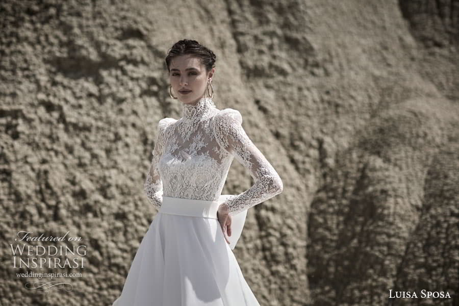 luisa sposa 2024 bridal long short puff sleeve strapless sweetheart v neckline mermaid sheath a line ball gown wedding dress chapel train 016 4 luisa sposa 2024 bridal long short puff sleeve strapless sweetheart v neckline mermaid sheath a line ball gown wedding dress chapel train 016 4