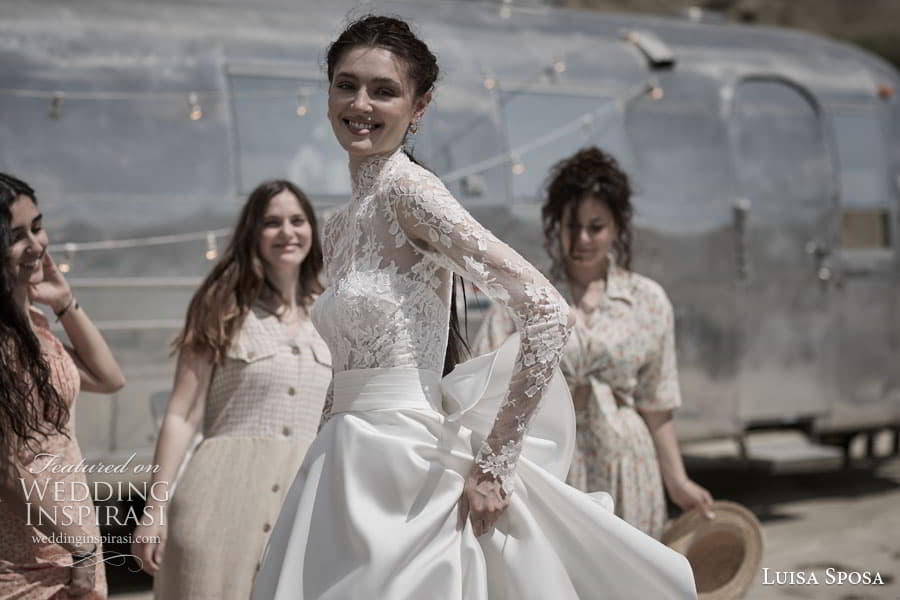 luisa sposa 2024 bridal long short puff sleeve strapless sweetheart v neckline mermaid sheath a line ball gown wedding dress chapel train 017 2 luisa sposa 2024 bridal long short puff sleeve strapless sweetheart v neckline mermaid sheath a line ball gown wedding dress chapel train 017 2