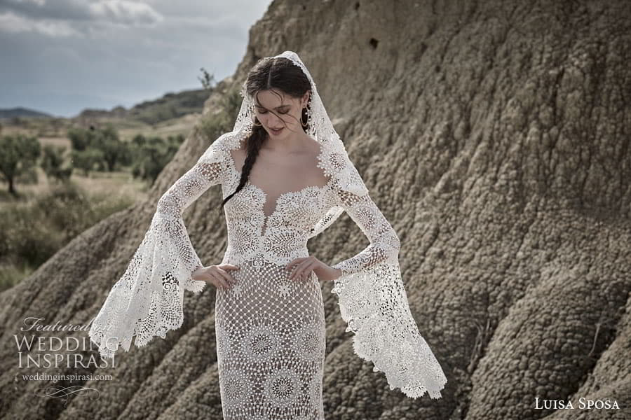 luisa sposa 2024 bridal long short puff sleeve strapless sweetheart v neckline mermaid sheath a line ball gown wedding dress chapel train 081 4 luisa sposa 2024 bridal long short puff sleeve strapless sweetheart v neckline mermaid sheath a line ball gown wedding dress chapel train 081 4
