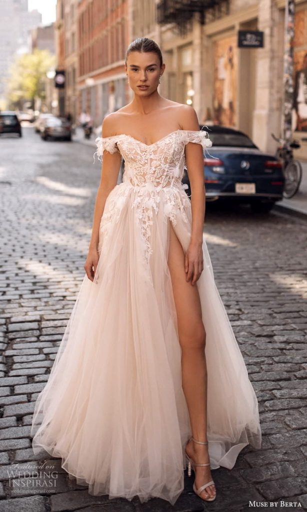 Muse by Berta Spring 2024 Wedding Dresses — “NYC” Bridal Collection ...
