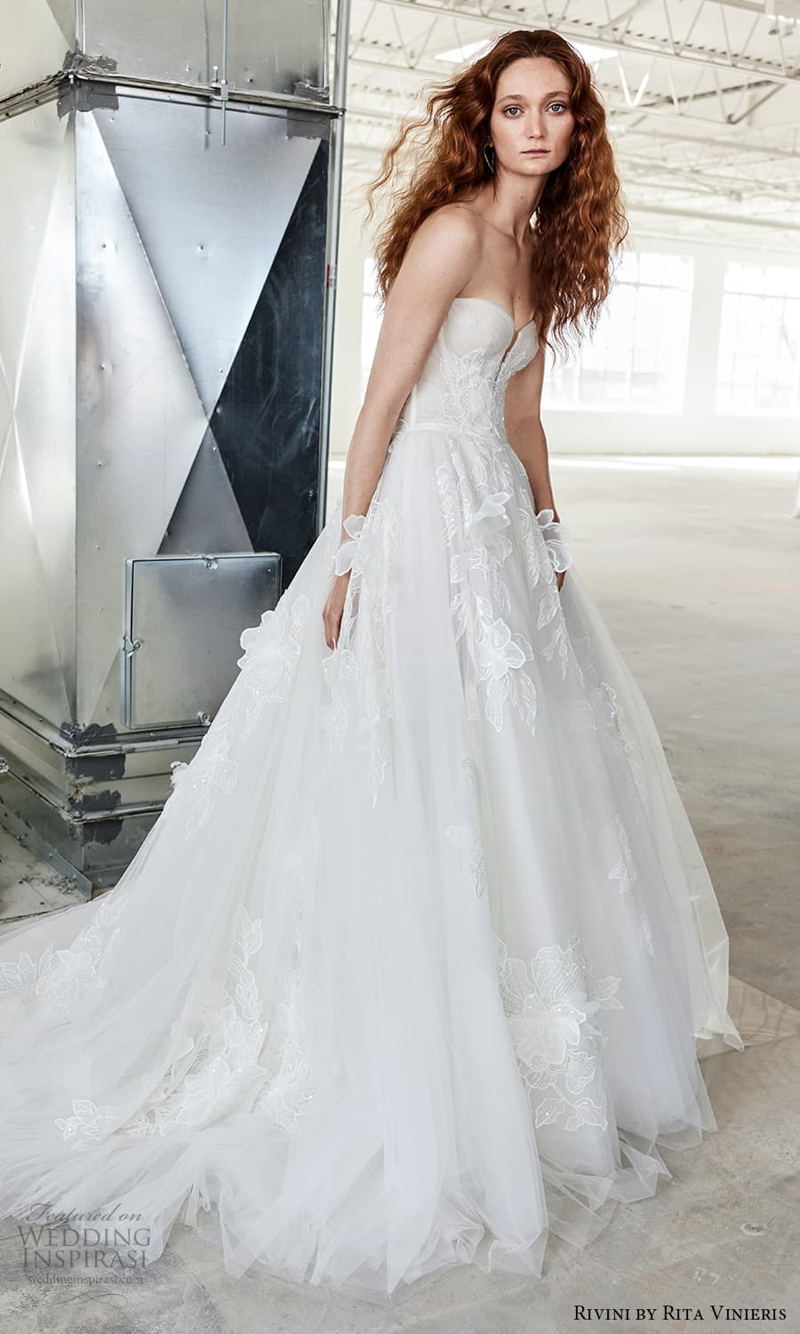 rivini rita vinieris spring 2024 bridal strapless sweetheart neckline embellished bodice a line ball gown wedding dress chapel train (9) mv rivini rita vinieris spring 2024 bridal strapless sweetheart neckline embellished bodice a line ball gown wedding dress chapel train (9) mv