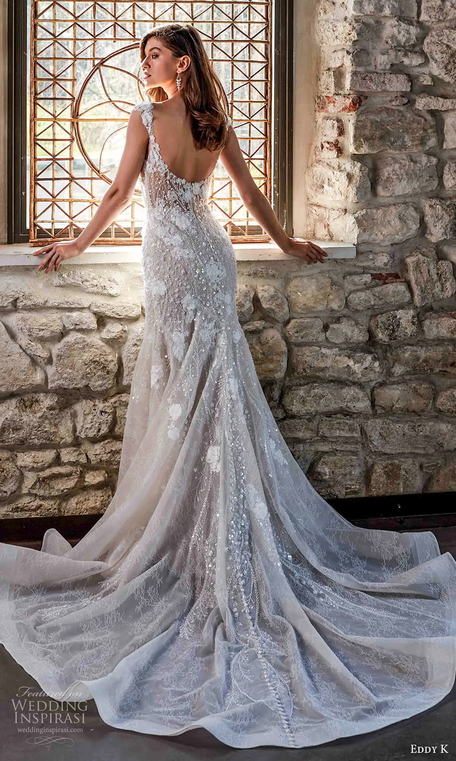 eddy k 2025 milano couture bridal sleeveless thick straps sweetheart neckline heavily embellished bodice fit flare mermaid wedding dress chapel train scoop back (9) bv eddy k 2025 milano couture bridal sleeveless thick straps sweetheart neckline heavily embellished bodice fit flare mermaid wedding dress chapel train scoop back (9) bv