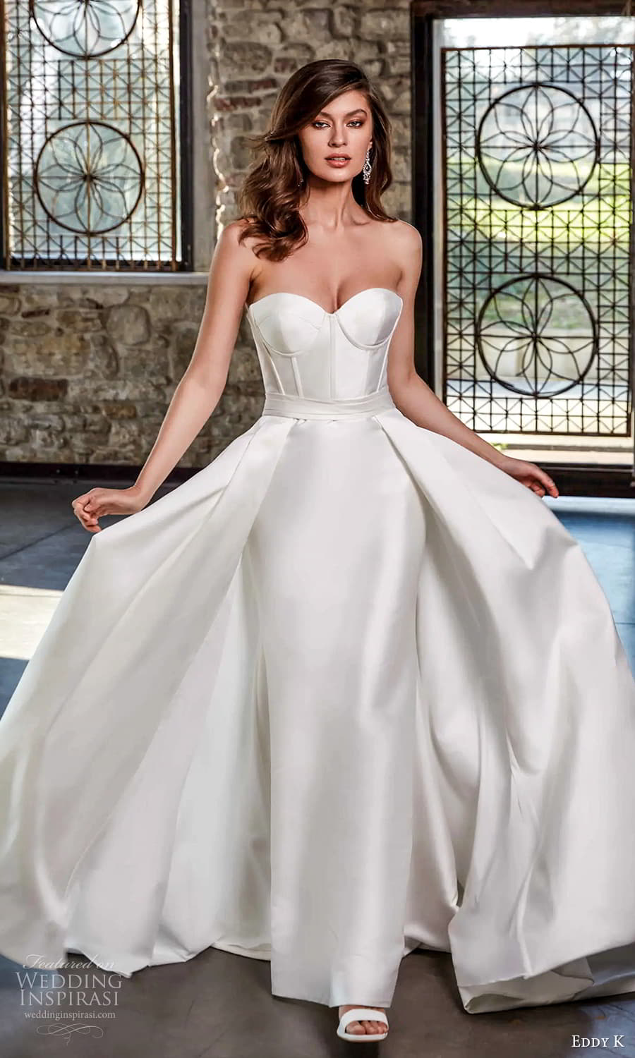 eddy k 2025 milano couture bridal strapless sweetheart neckline corset bodice clean minimalist sheath column wedding dress a line ball gown overskirt chapel train (5) mv eddy k 2025 milano couture bridal strapless sweetheart neckline corset bodice clean minimalist sheath column wedding dress a line ball gown overskirt chapel train (5) mv