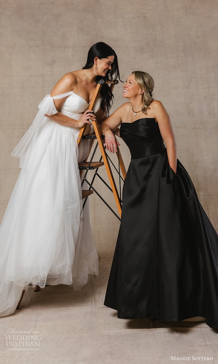 maggie sottero spring 2026 bridal sleeveless strapless sweetheart neckline clean minimalist a line ball gown wedding dress chapel train black color (3) mv maggie sottero spring 2026 bridal sleeveless strapless sweetheart neckline clean minimalist a line ball gown wedding dress chapel train black color (3) mv